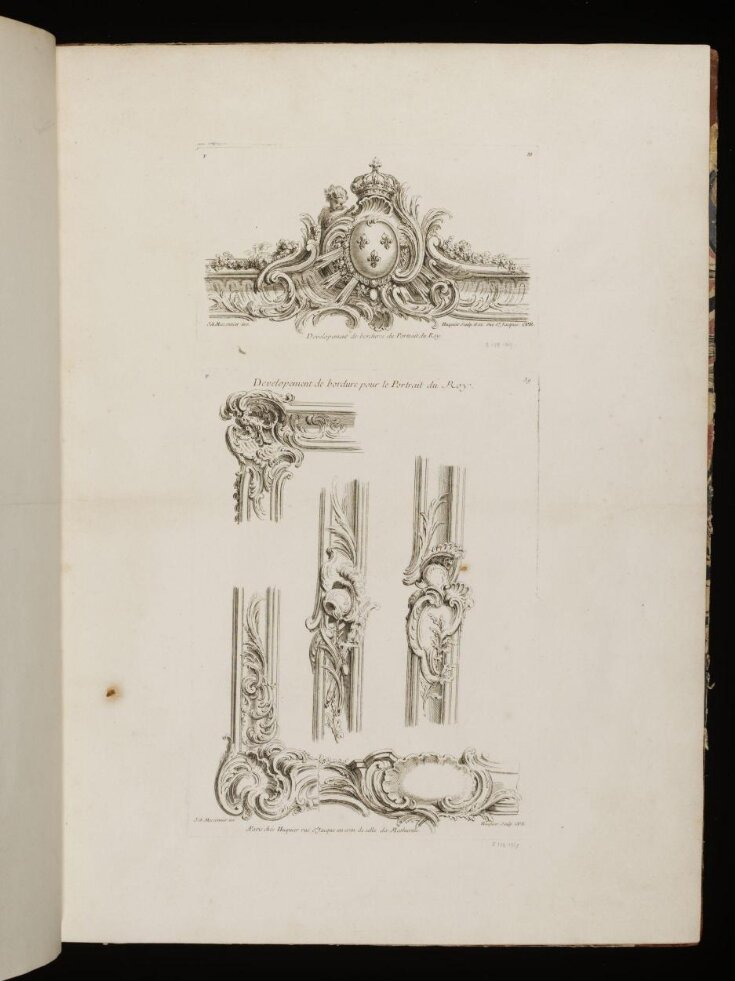 Sixieme Livre Des Oeuvres de J. A. Messonier [sic] Grave par Huquier top image
