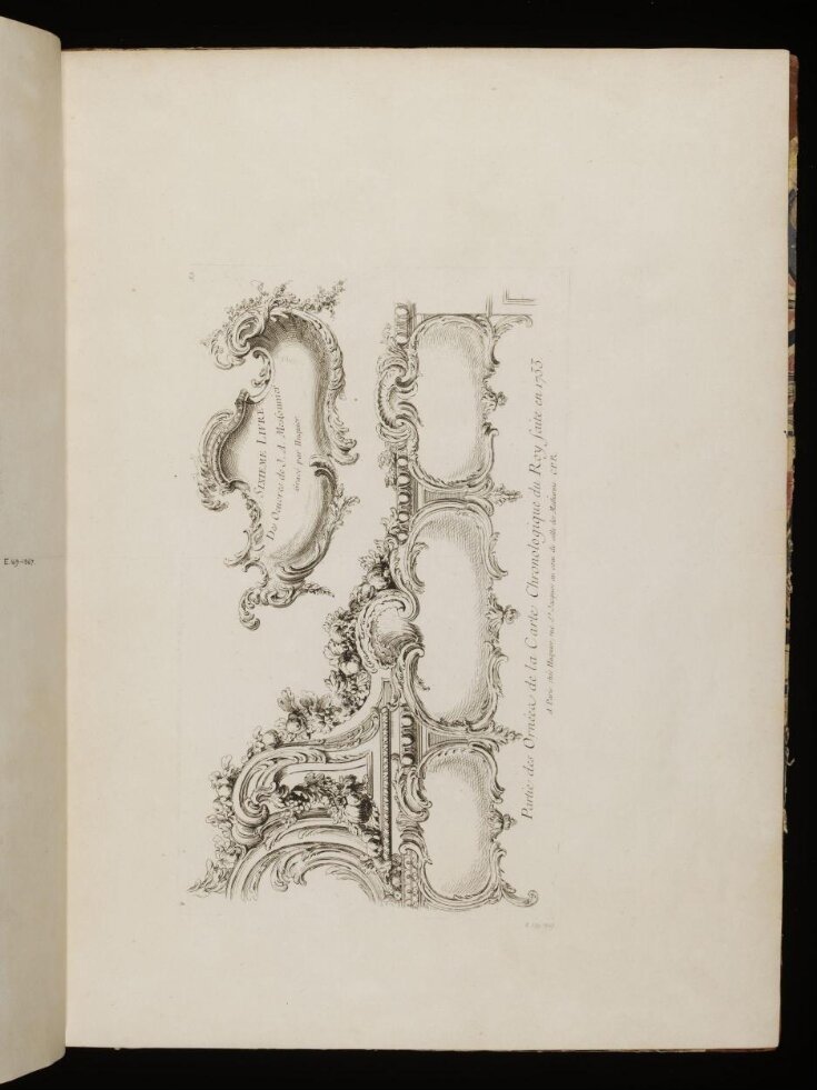 Sixieme Livre Des Oeuvres de J. A. Messonier [sic] Grave par Huquier top image