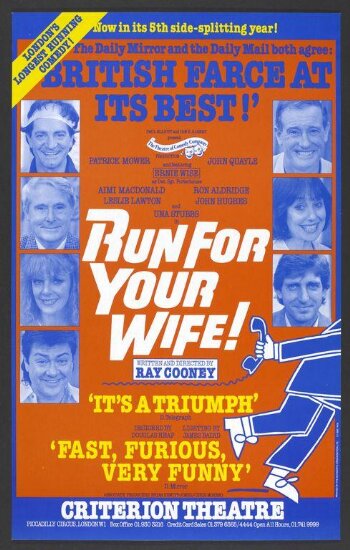 Run For Your Wife poster