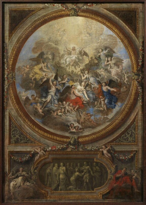 The Ascension and the Incredulity of St Thomas (sketch for the decoration of the chapel at Chatsworth)