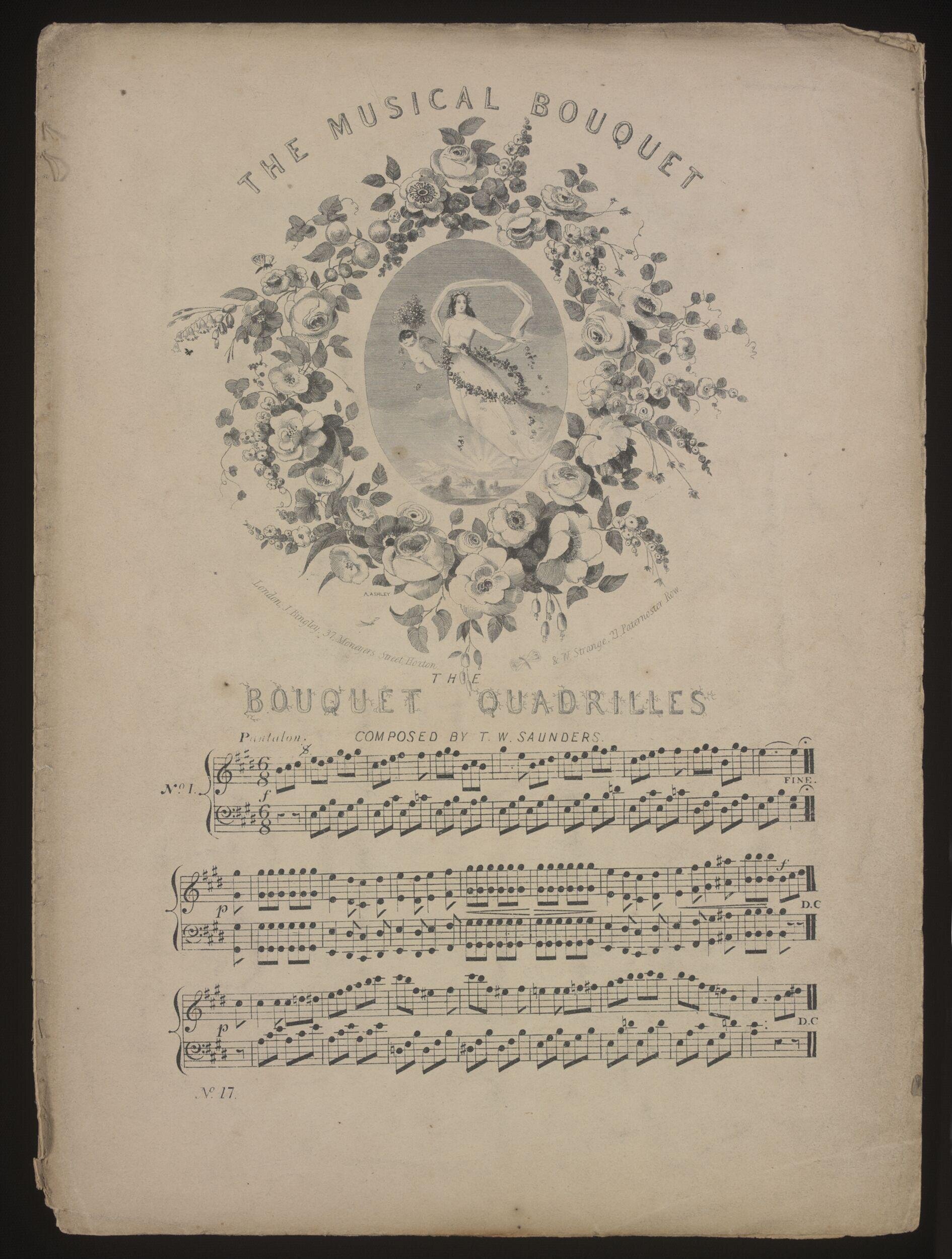 The Bouquet Quadrilles by Saunders, T. W.