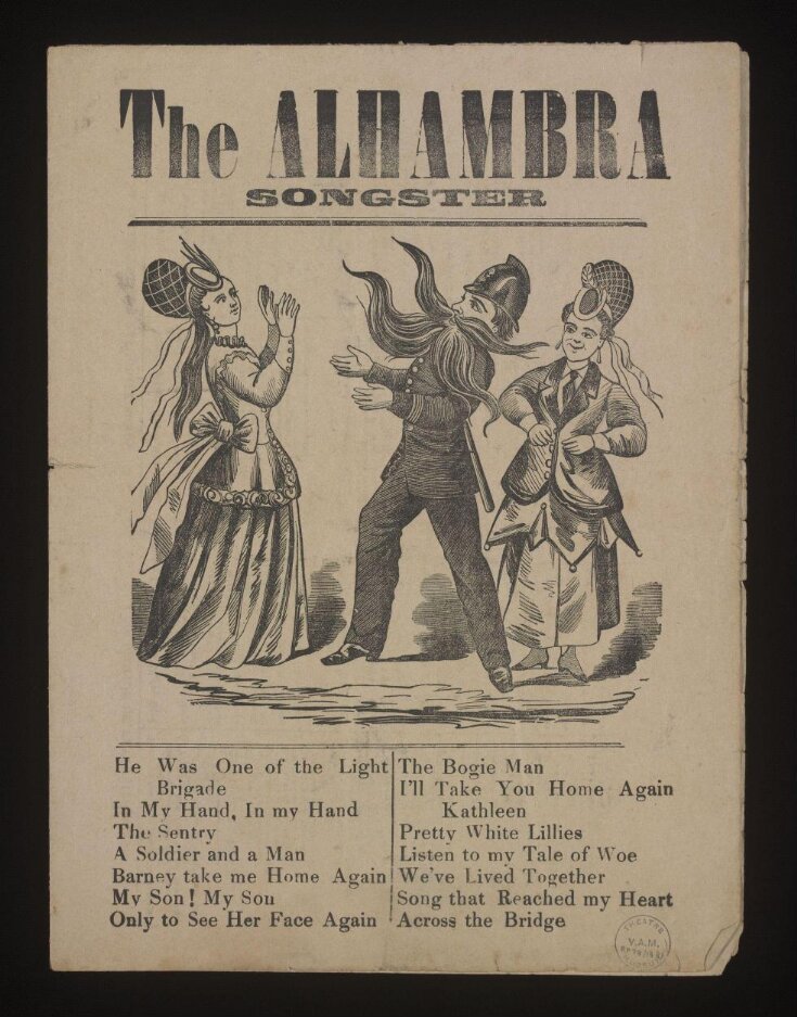 The Alhambra Songster: A Collection of Favourite Songs top image