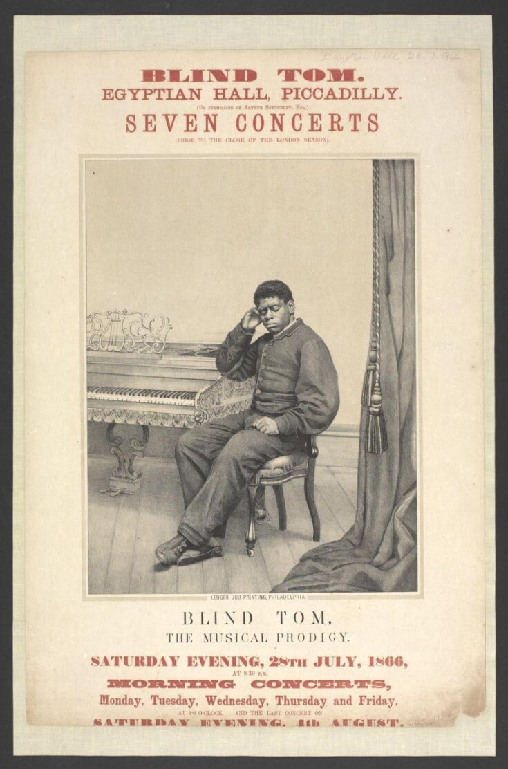 Blind Tom poster top image