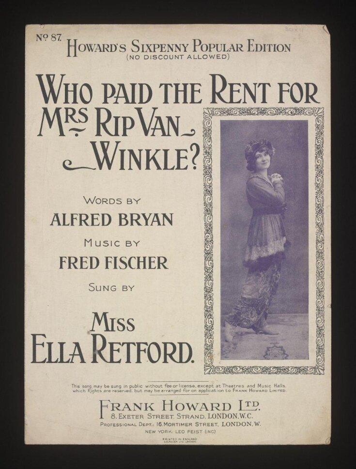 Who Paid The Rent For Mrs. Rip Van Winkle? image