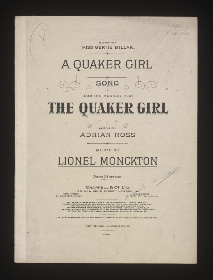 A Quaker Girl image