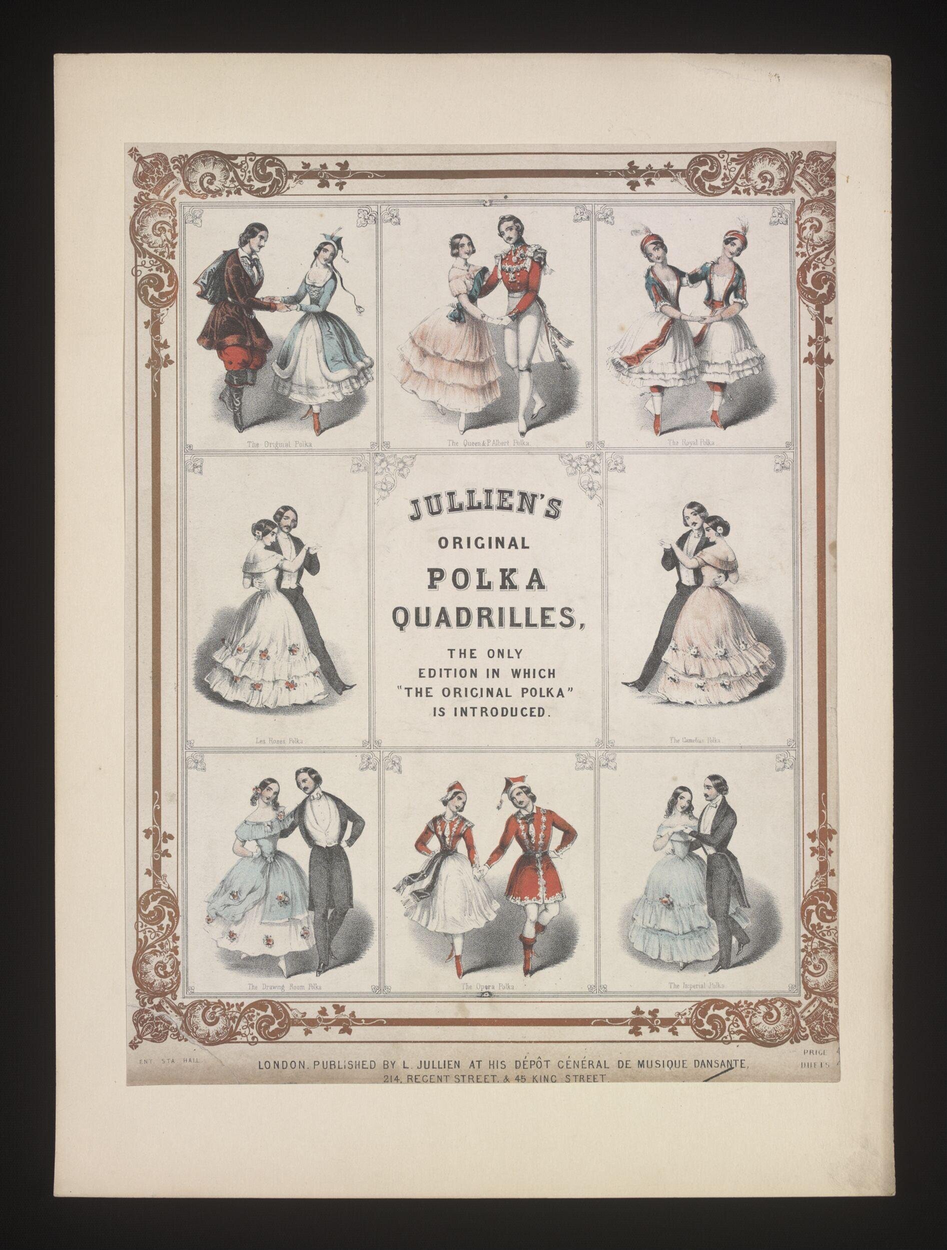 Polka Quadrilles by Jullien, Louis Antoine