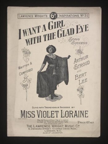 I want a girl with the glad eye