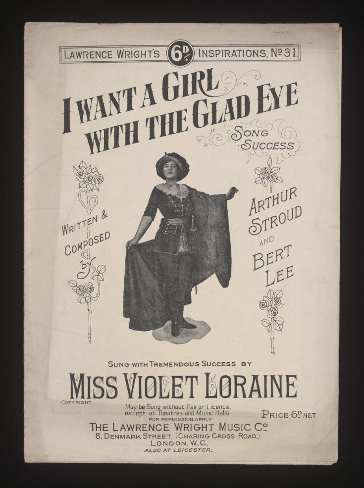 I want a girl with the glad eye top image