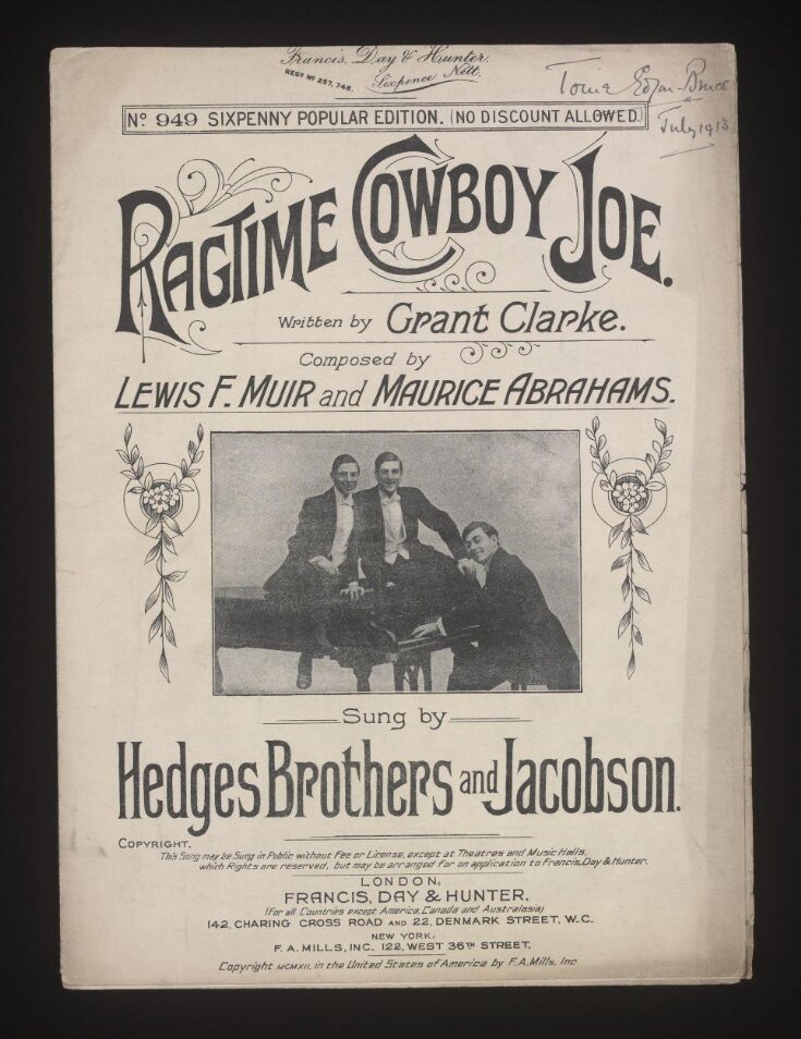 Ragtime Cowboy Joe top image