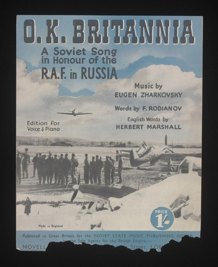 O.K. Britannia A Soviet Song in Honour of the R.A.F. in Russia image