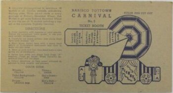 Nabisco Toytown Carnival No. 2 Ticket Booth