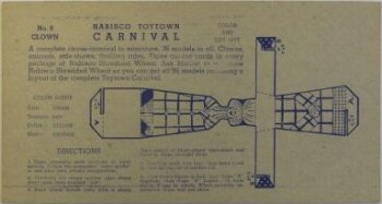 Nabisco Toytown Carnival No. 8 Clown