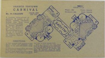 Nabisco Toytown Carnival No. 19 Calliope