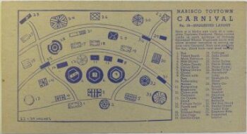 Nabisco Toytown Carnival No. 36 Suggested Layout