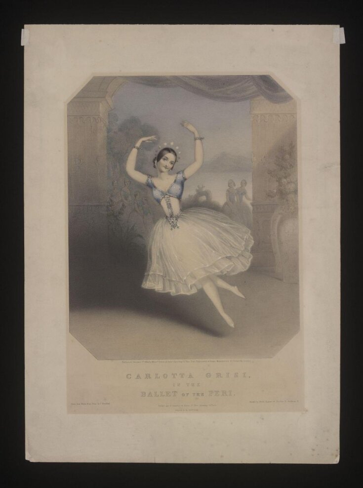 Carlotta Grisi, / in the / Ballet of the Peri. top image