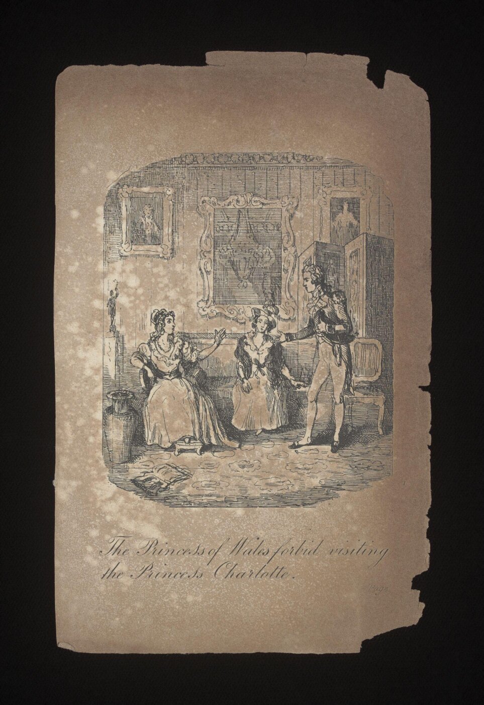 unknown, The Princess of Wales forbid [sic] visiting the Princess Charlotte