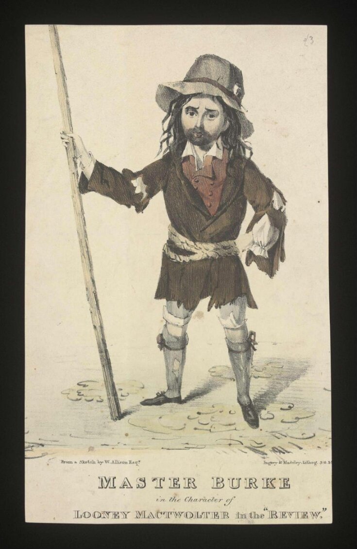 Master Burke in the Character of Looney Mactwolter in The Review image