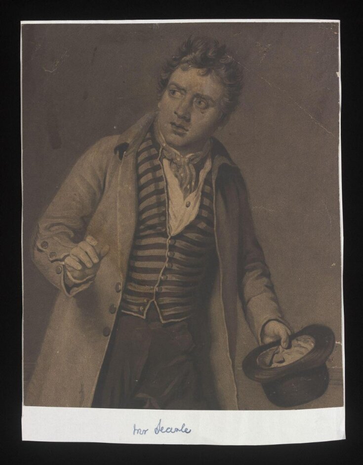 Print depicting Mr Emery as Tyke in Morton's School of Reform top image