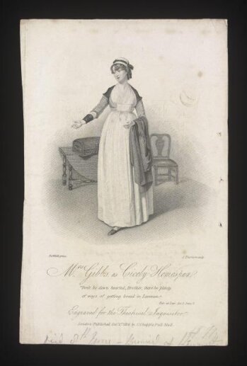 Mrs. Gibbs as Cicely Homespun