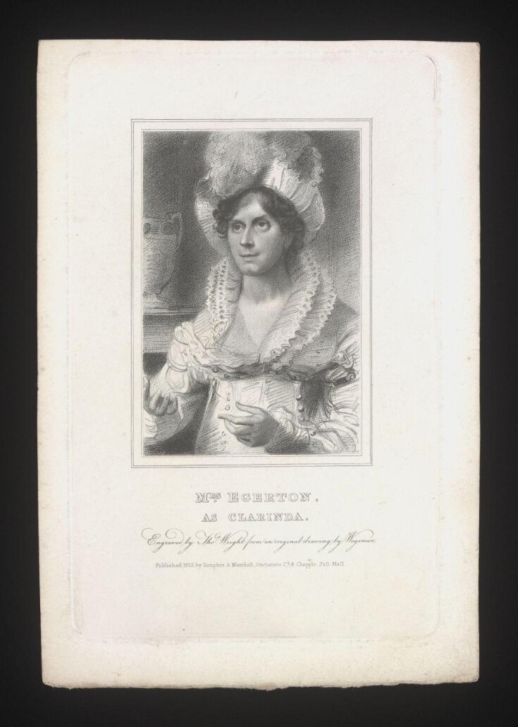 Mrs. Egerton, as Clarinda top image