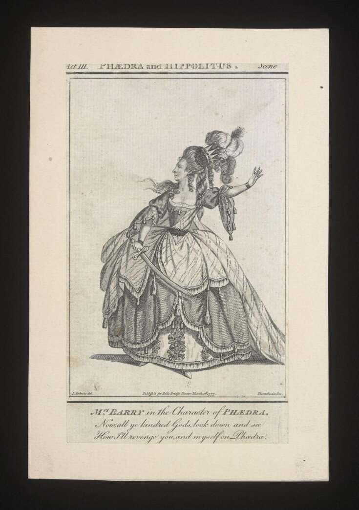 Mrs Barry in the chararcter of Phaedra image