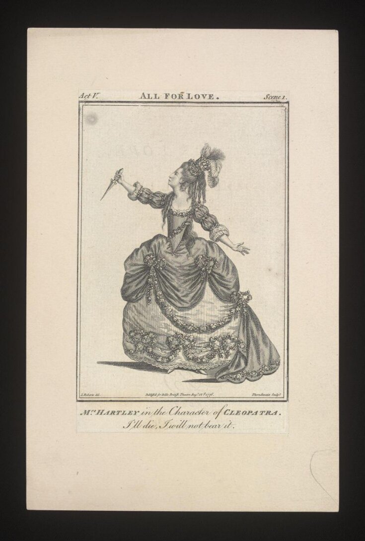 Mrs Hartley in the character Cleopatra image