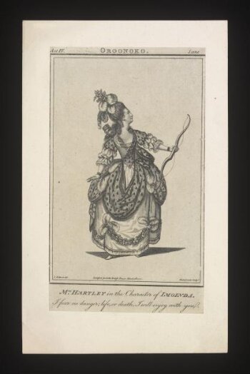 Mrs Hartley in the character of Imoinda