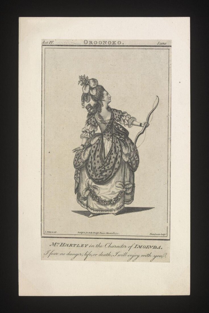 Mrs Hartley in the character of Imoinda image