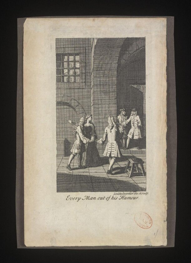 Every Man out of his Humour (early 18th century) by Louis du Guernier