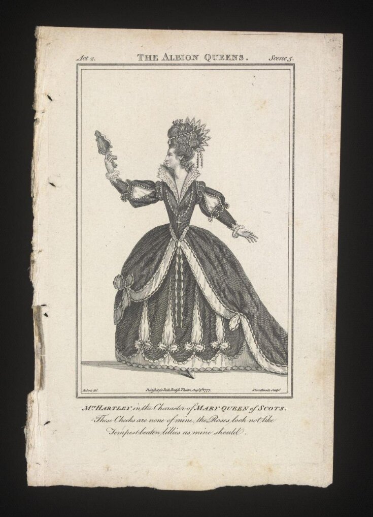 Mrs. Hartley in the character of Mary Queen of Scots top image