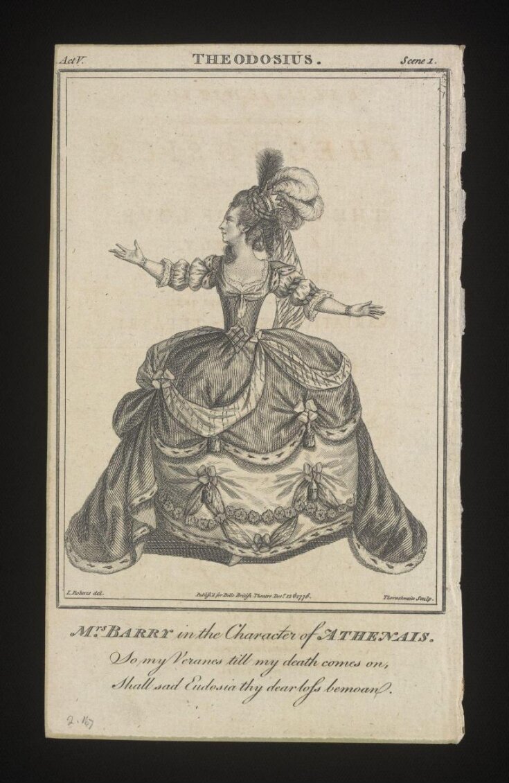 Mrs Barry in the character of Athenais top image