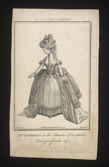 Mrs Baddeley in the character of Clarissa