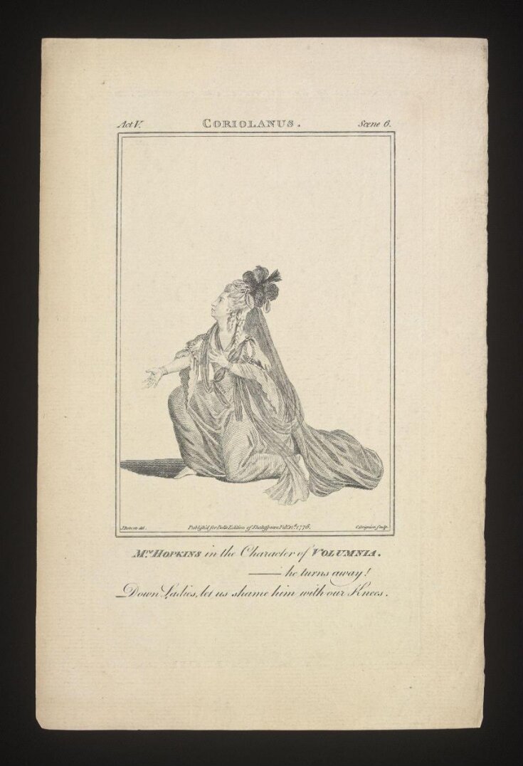 Mrs Hartley in the character of Volumnia image