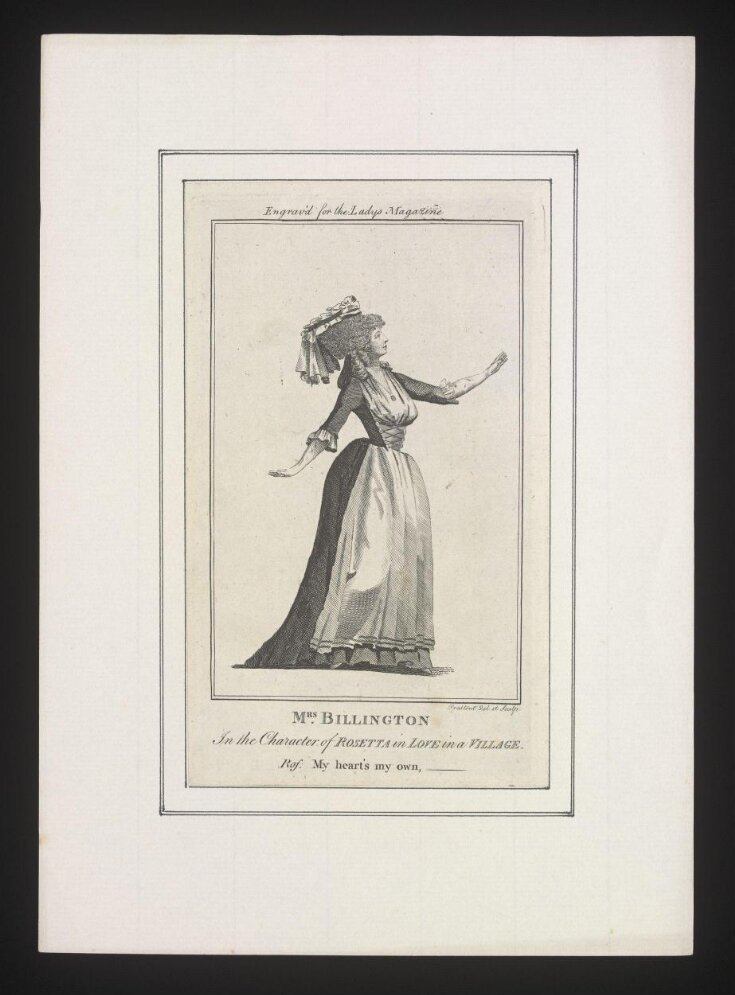 Mrs Billington in the character of Rosetta top image