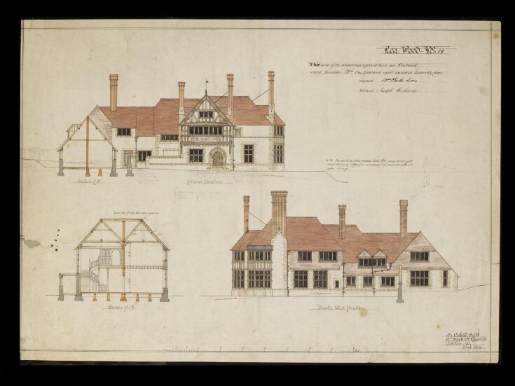 Drawing | William Eden Nesfield | V&A Explore The Collections