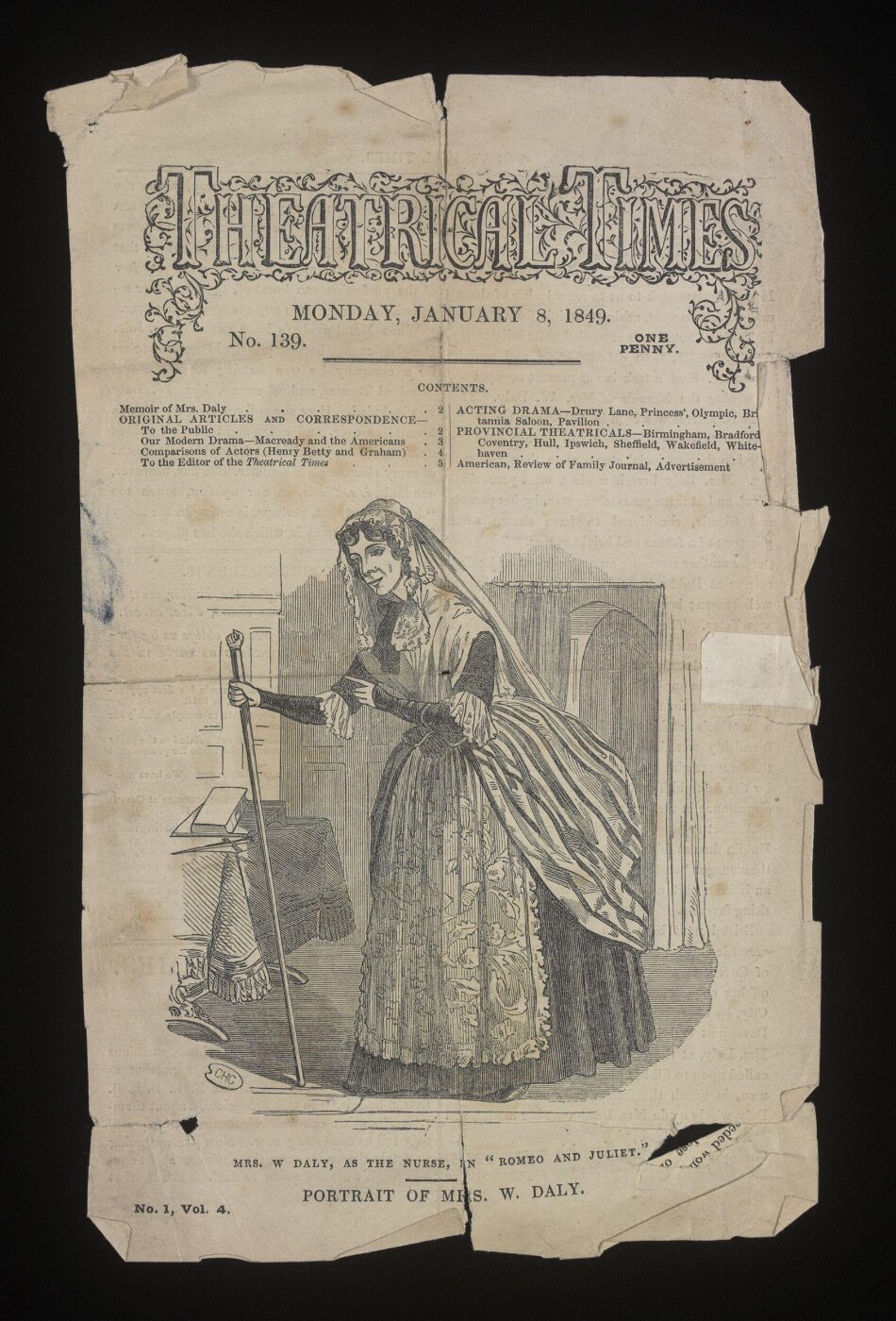 unknown, Mrs. W. Daly, as the nurse, in "Romeo and Juliet"