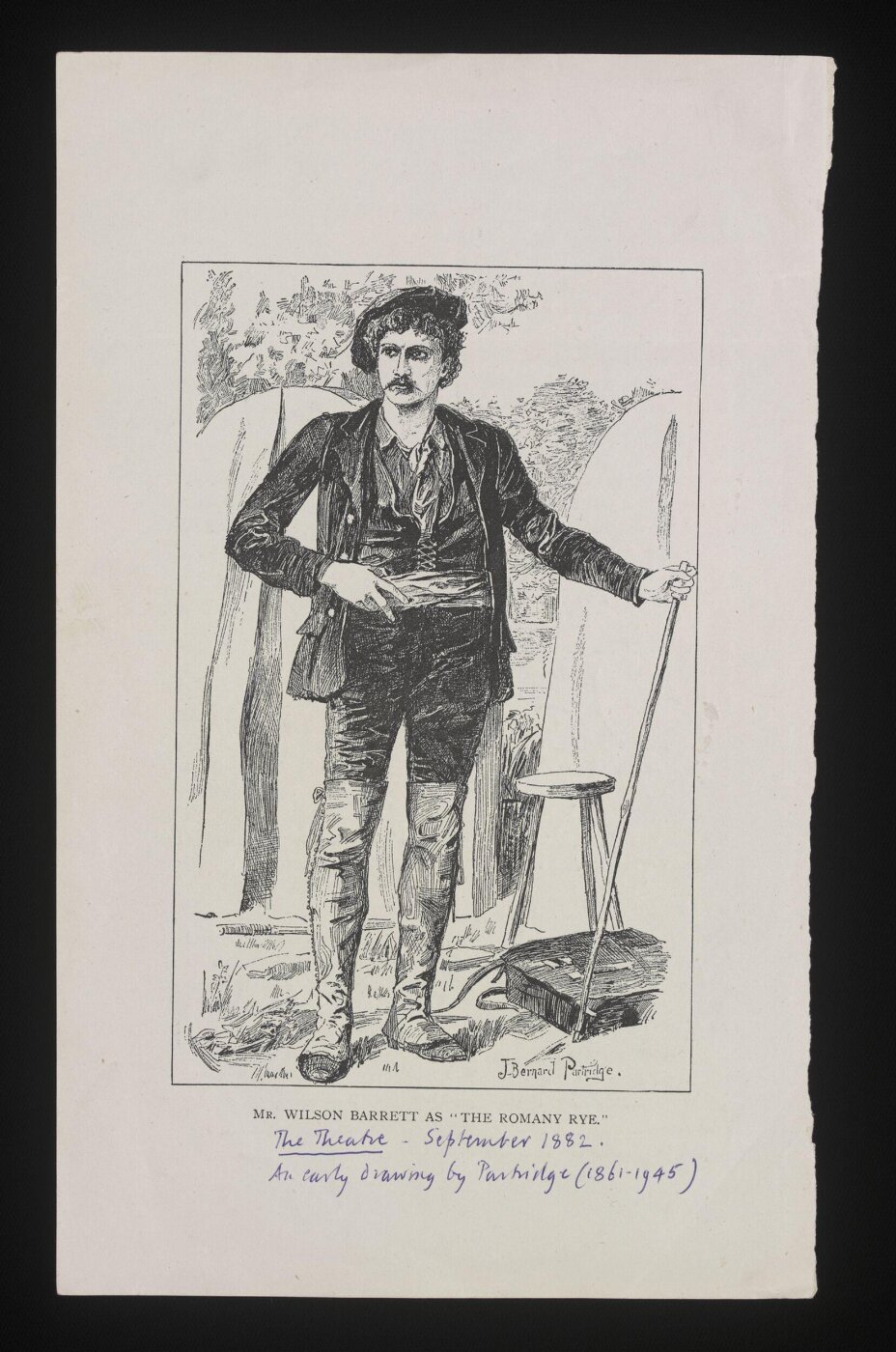 John Bernard Partridge, Mr Wilson Barrett as the Romany Rye