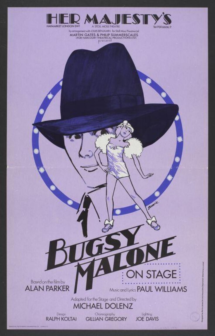 Poster advertising Bugsy Malone, 1983 image