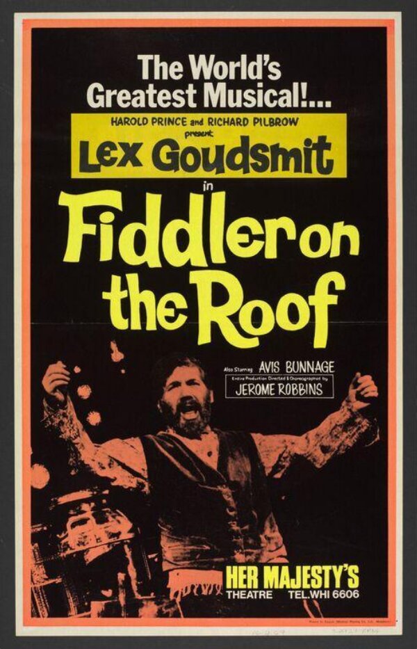 Fiddler on the Roof poster | V&A Explore The Collections