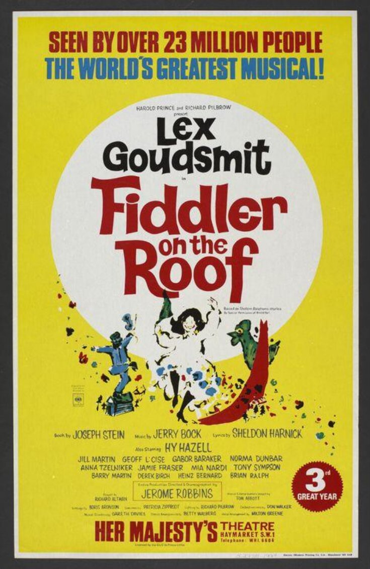 Fiddler on the Roof poster top image
