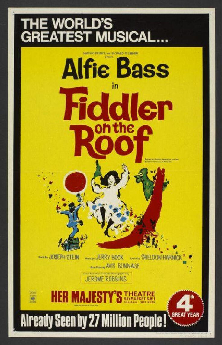 Fiddler on the Roof poster top image
