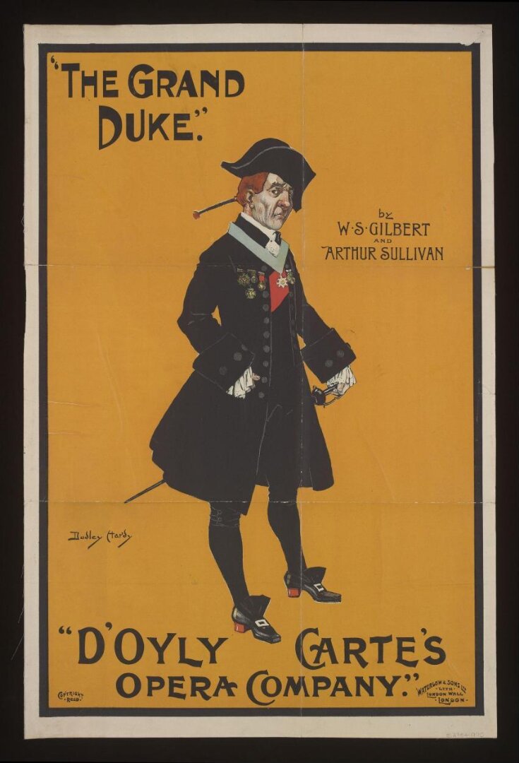 Tour poster advertising The Grand Duke top image