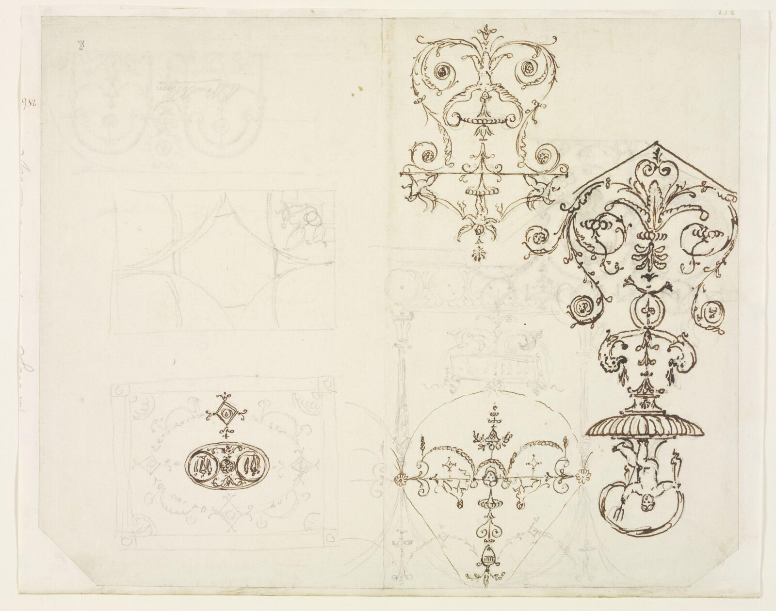 Drawing, Robert Adam, c. 1760-1792