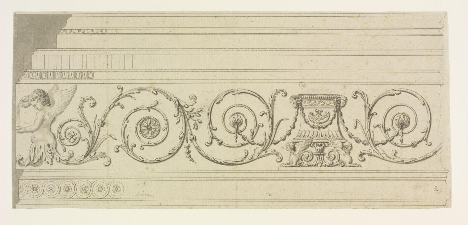 Drawing, Robert Adam, c. 1760-1792