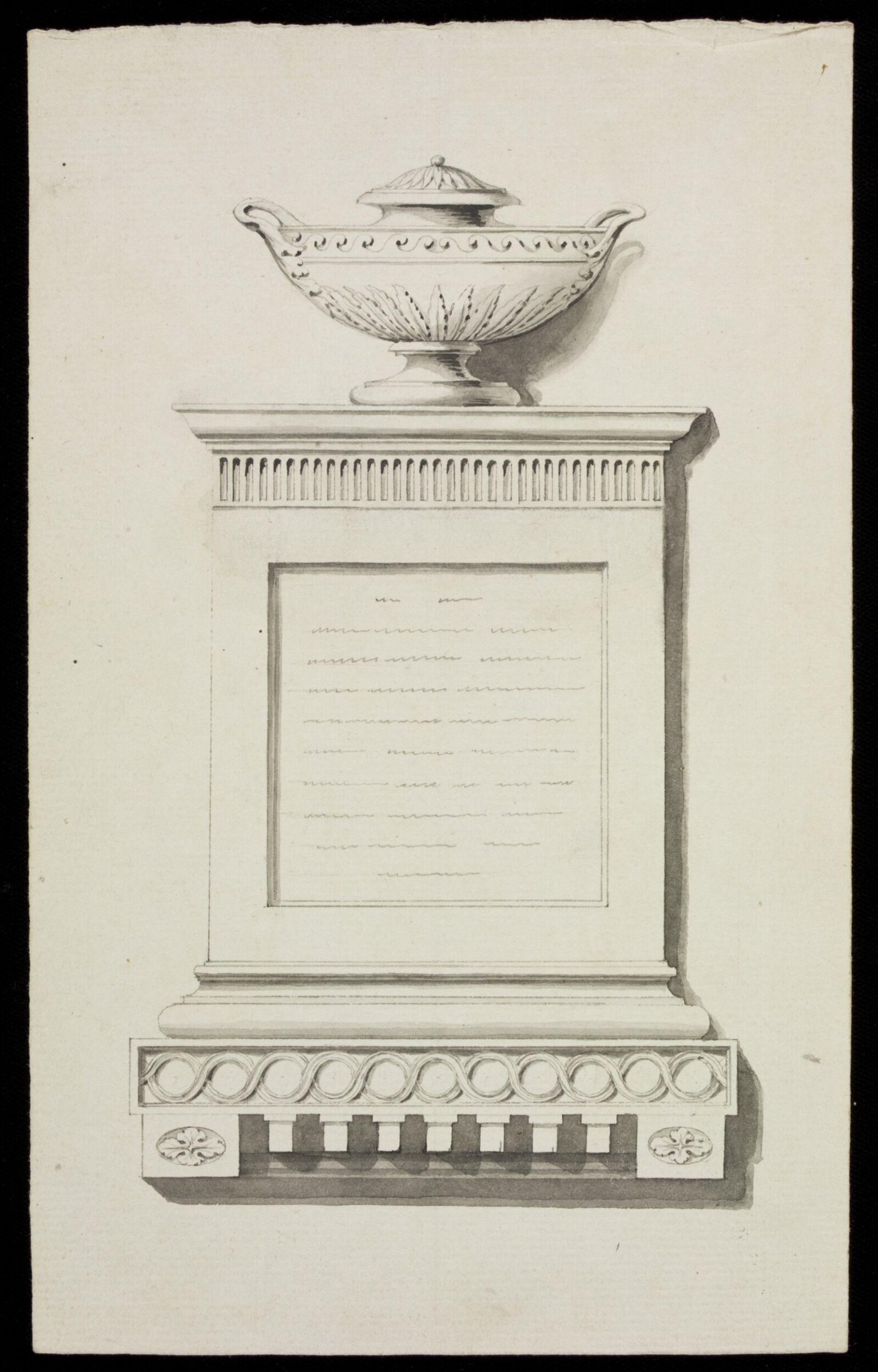 Drawing, John Bacon the elder, ca. 1779-1799