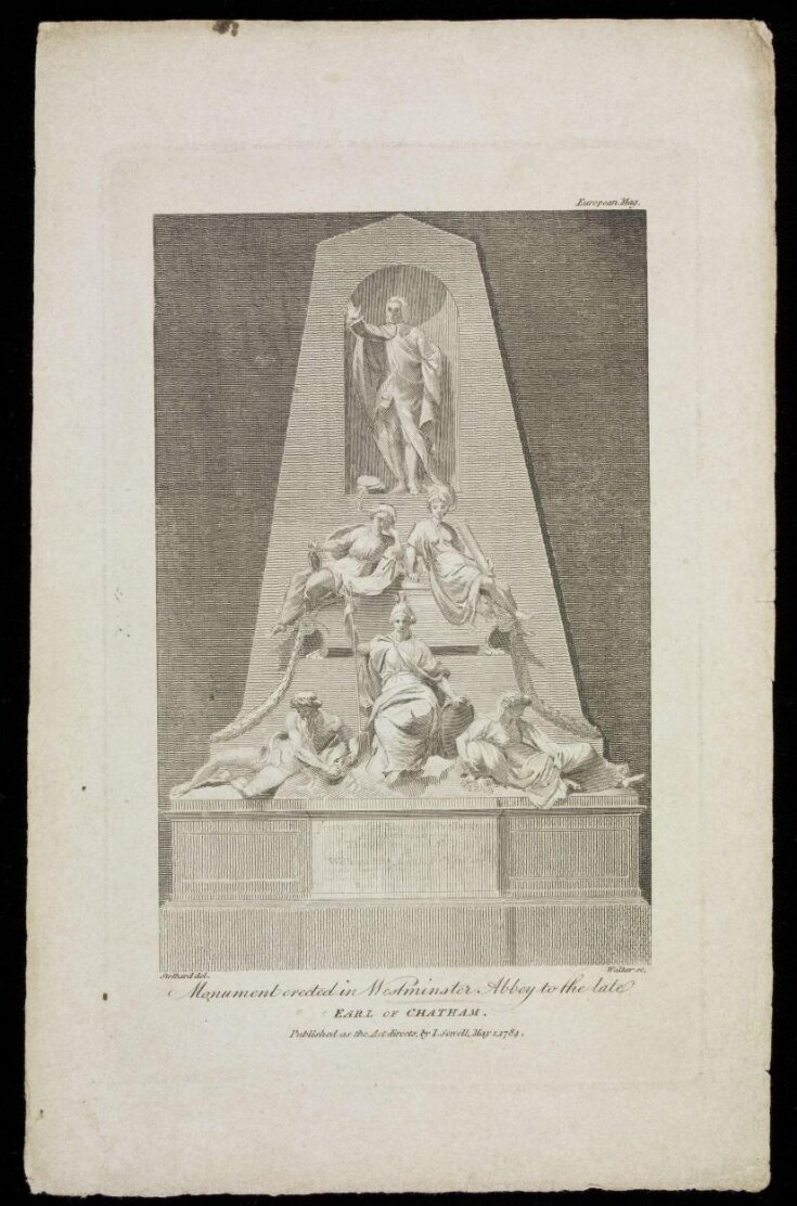 Monument created in Westminster Abbey to the late Earl of Chatham top image