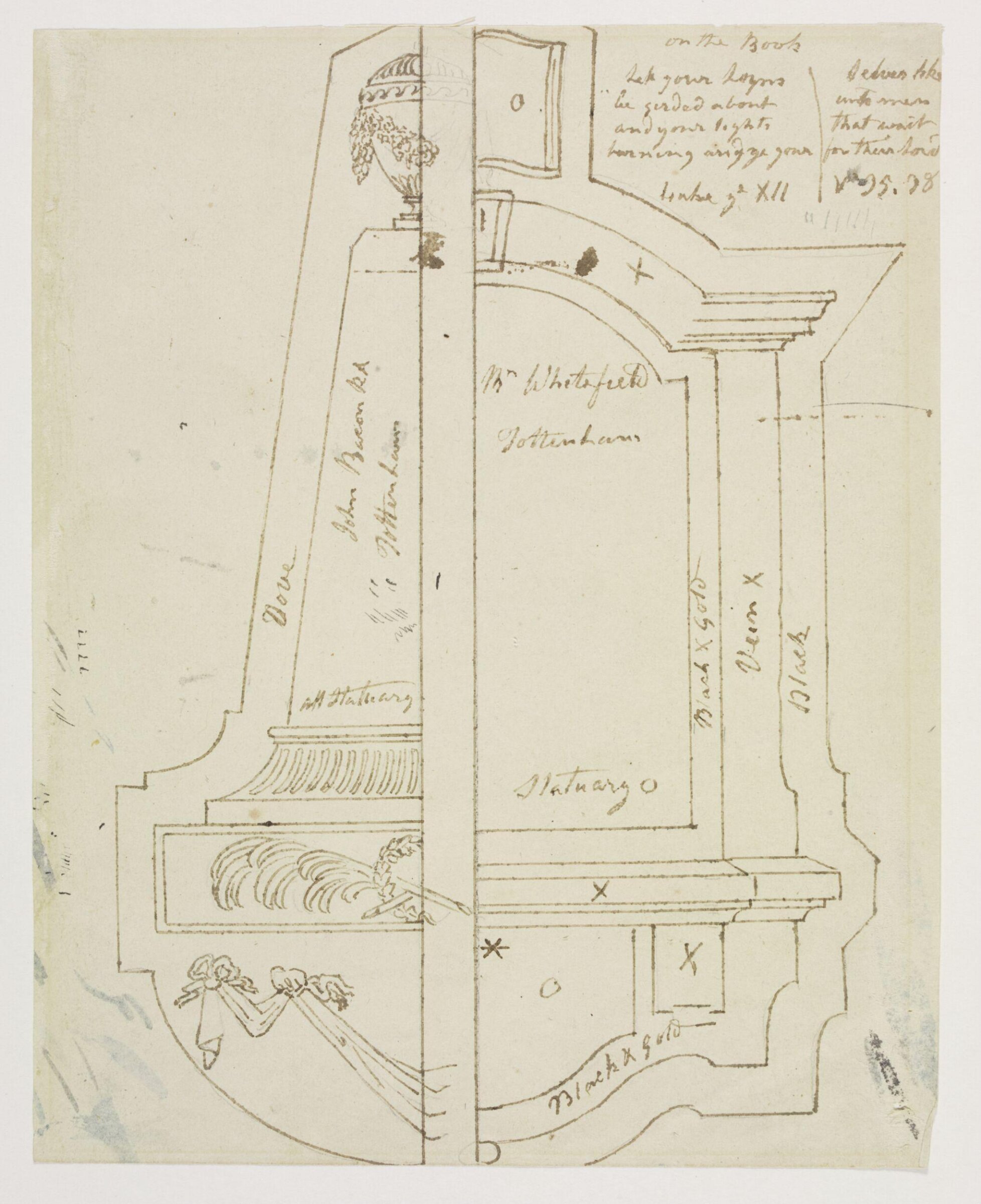 Drawing, John Bacon the Younger, 1782 - 1859