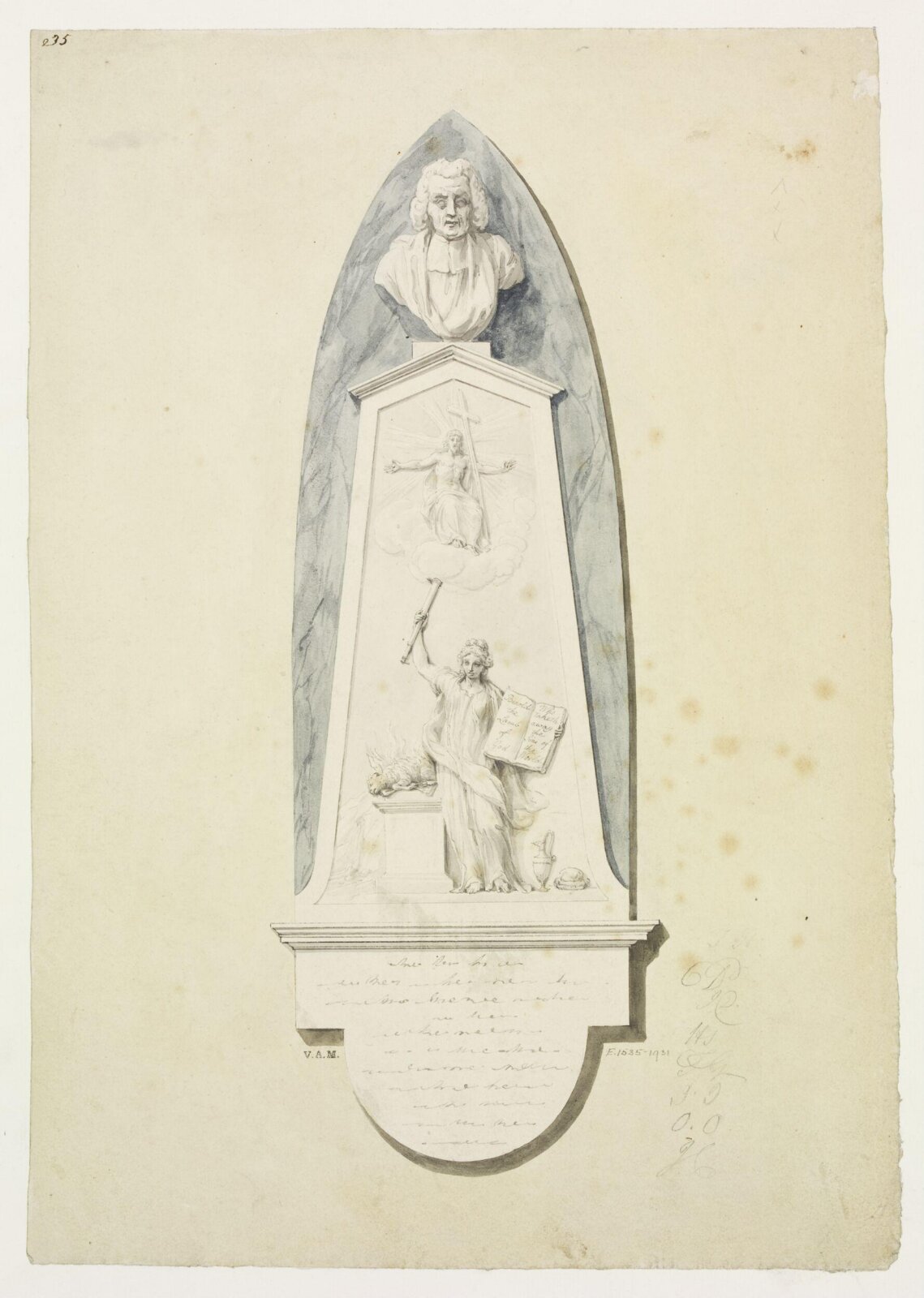 Drawing, John the elder Bacon, c. 1795
