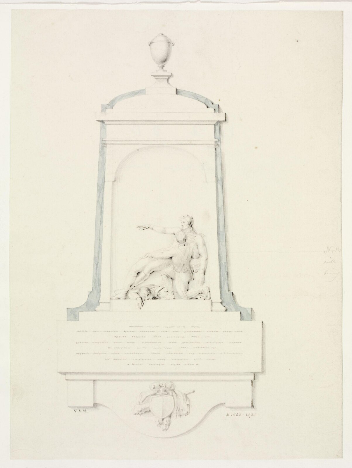 Drawing, John The Younger Bacon, c. early 19th century