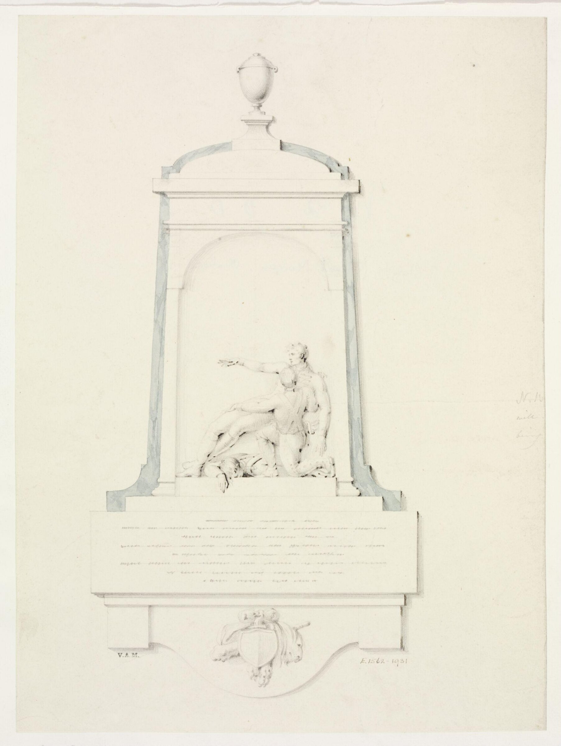 Drawing, John The Younger Bacon, c. early 19th century